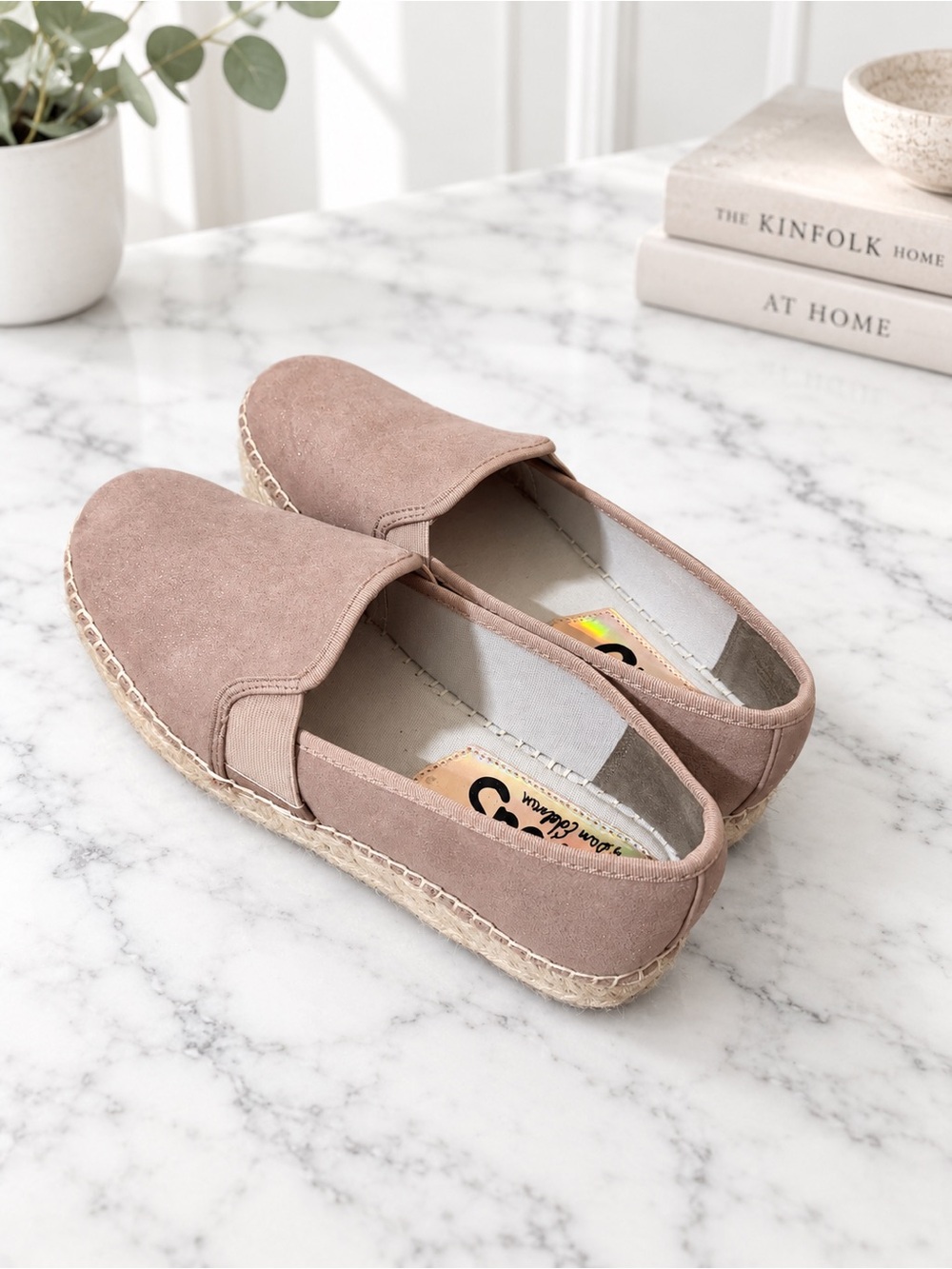 Circus by Sam Edelman Mauve Suede Slip-On Espadrilles